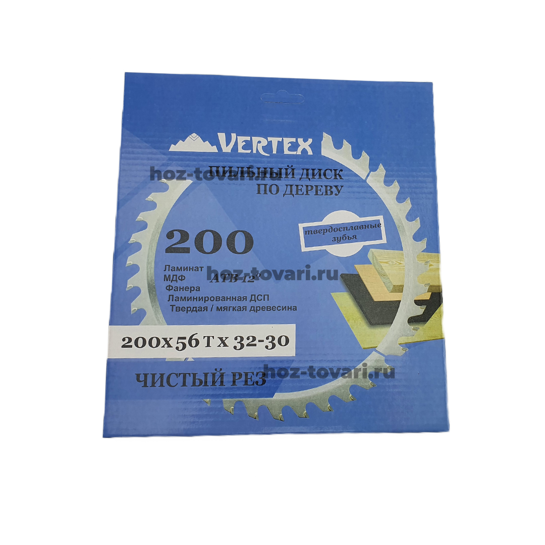 Пильный диск по дереву 200х56Тх32-30  3095